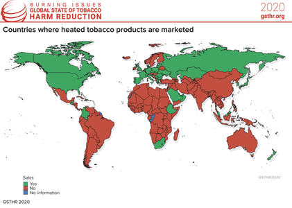 Countries Where Heated Tobacco Products Are Marketed