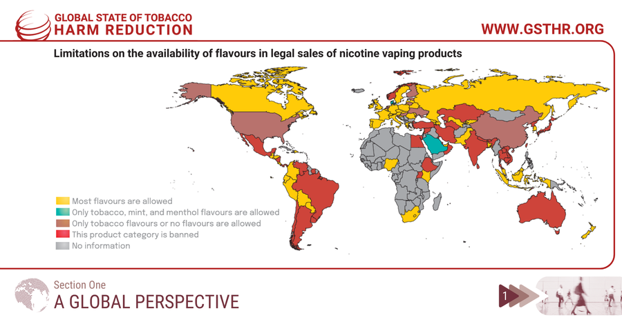 Limitations on the availability of flavours in legal sales of nicotine vaping products (2024)